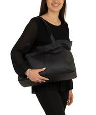 LESAC MARTINA Borsa shopper morbida in pelle dollaro nero - Borse Donna - 5