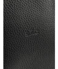 LESAC MARTINA Borsa shopper morbida in pelle dollaro nero - Borse Donna - 6