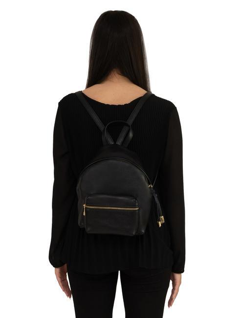 VANESSA Zaino in pelle dollaro nero - Borse Donna