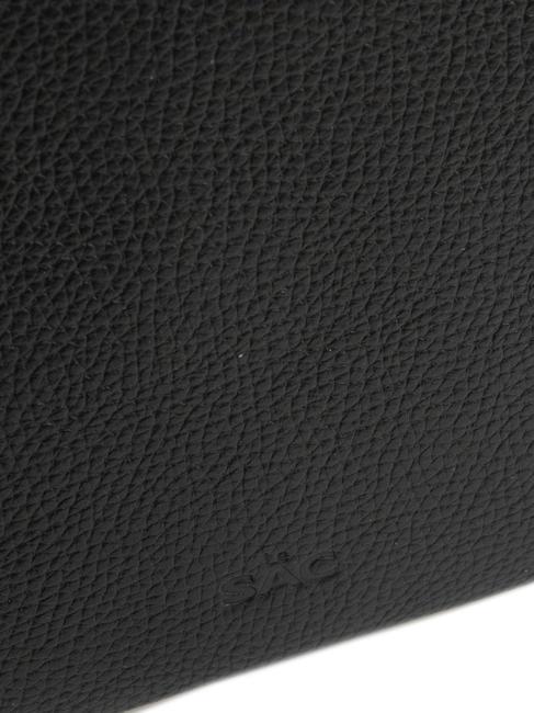 ROBERTA Pochette in pelle dollaro nero - Borse Donna