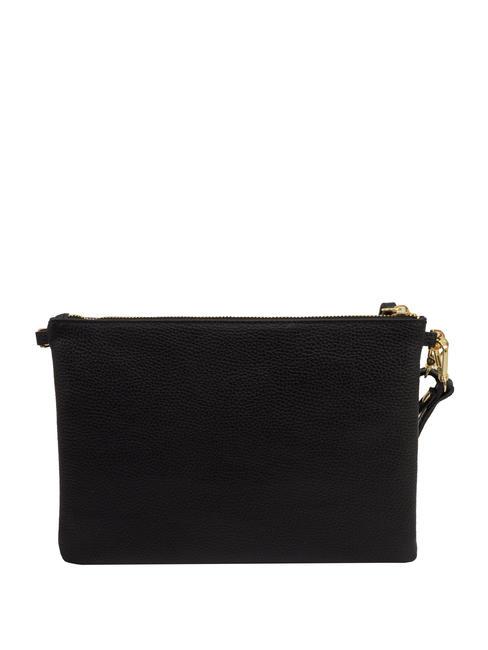 CLAUDIA Pochette pelle dollaro con tracolla nero - Borse Donna