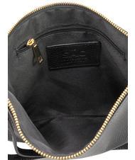 LESAC CLAUDIA Pochette pelle dollaro con tracolla nero - Borse Donna - 7