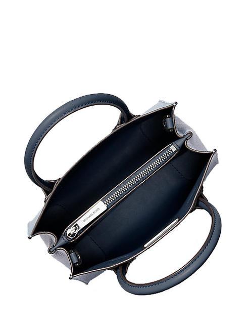 MERCER Borsa a mano, con tracolla, in pelle navy - Borse Donna