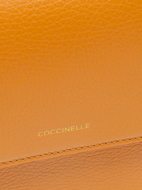 ANNE Borsa mini con flap in pelle martellata paprika - Borse Donna