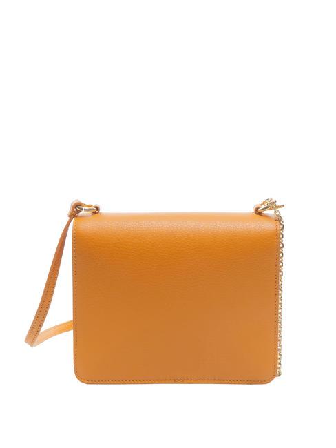 ANNE Borsa mini con flap in pelle martellata paprika - Borse Donna