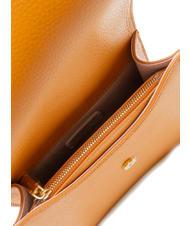 COCCINELLE ANNE Borsa mini con flap in pelle martellata paprika - Borse Donna - 6