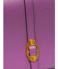 COCCINELLE COSIMA Borsa a tracolla in pelle martellata dahlia - Borse Donna - 5