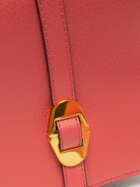 COSIMA Borsa a tracolla in pelle martellata cranberry - Borse Donna