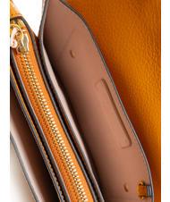 COCCINELLE COSIMA Borsa a tracolla in pelle martellata paprika - Borse Donna - 6