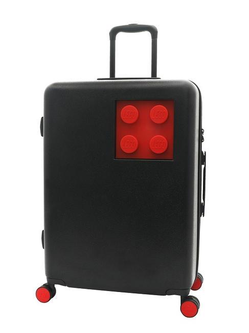 SIGNATURE Trolley misura media nero/rosso - Trolley Rigidi