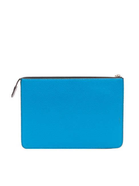 ULISSE Clutch in pelle di vitello st eracle turchese h - Borse Donna