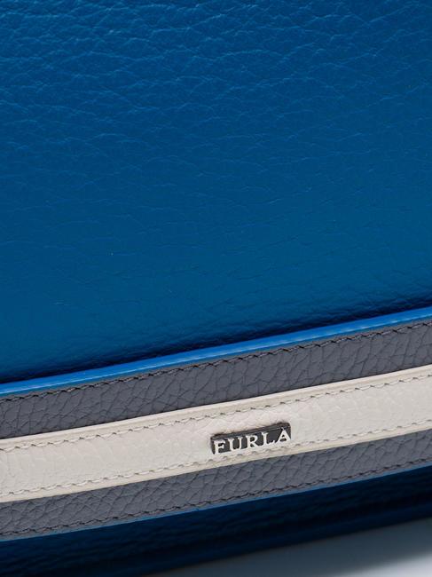 GIOVE Clutch nirvana double blu klein f+nero - Borse Donna