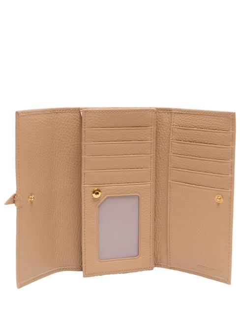 CHERRY  Portafoglio in pelle martellata toasted - Portafogli Donna