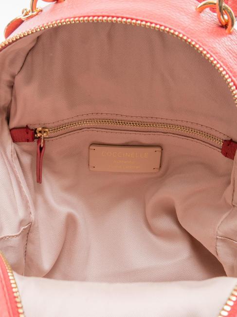 ALPHA Zaino in pelle martellata cranberry - Borse Donna