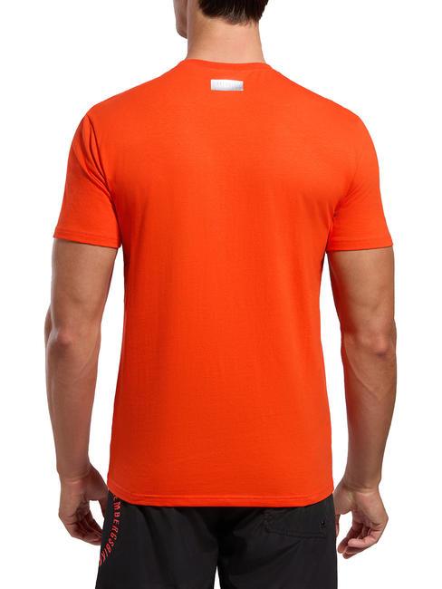 PUPINO  T-shirt a maniche corte orangecom - T-shirt Uomo