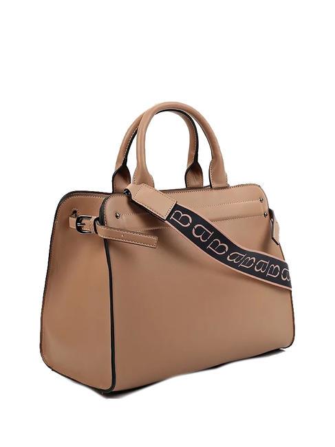 TB LOGO Borsa cartelletta con tracolla BEIGE - Borse Donna