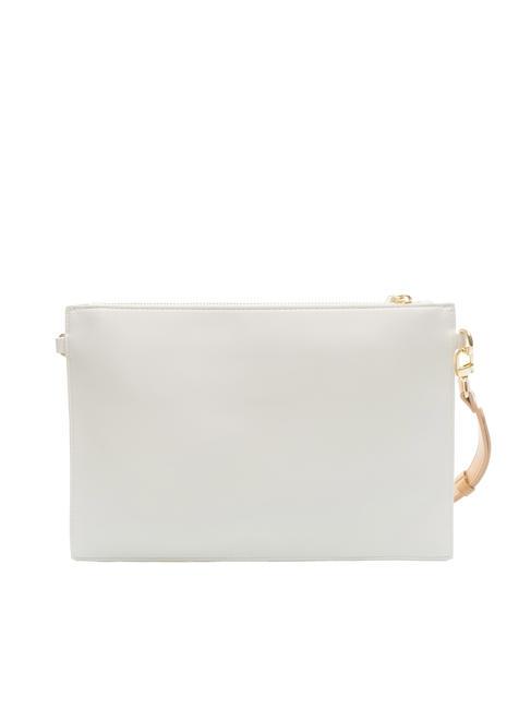 LA LA LAND Borsa clutch piatta a tracolla white/tan - Borse Donna