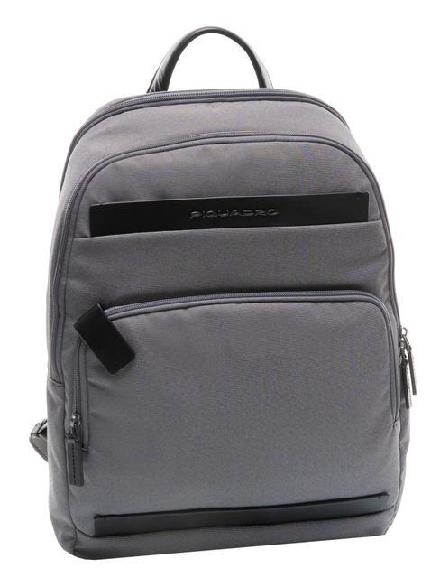 KLOUT Zaino in pelle e tessuto, porta pc 15.6" grigio2 - Zaini da lavoro porta PC