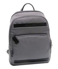 PIQUADRO KLOUT Zaino in pelle e tessuto, porta pc 15.6" grigio2 - Zaini da lavoro porta PC - 4