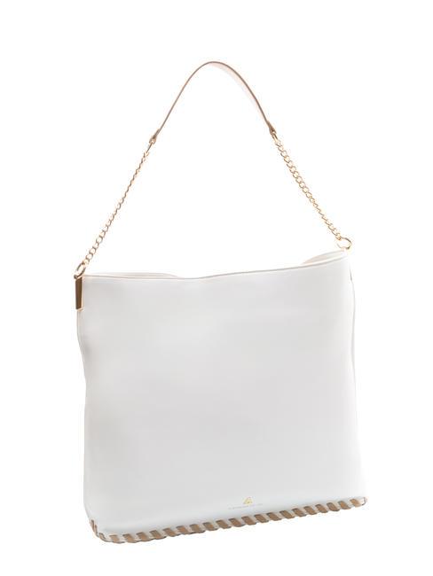 MIDNIGHT IN PARIS Borsa sacca a spalla white/tan - Borse Donna