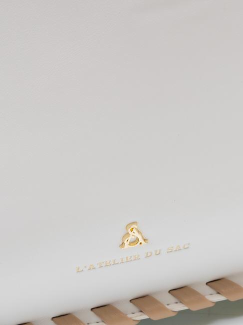 MIDNIGHT IN PARIS Borsa sacca a spalla white/tan - Borse Donna