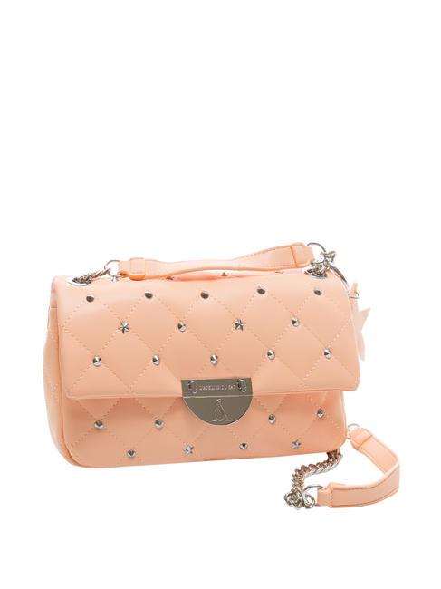 REBECCA Borsa matelassè con flap peach - Borse Donna