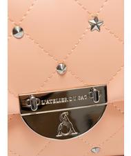 L'ATELIER DU SAC REBECCA Borsa matelassè con flap peach - Borse Donna - 3