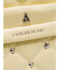 L'ATELIER DU SAC REBECCA Zaino matelassè pale lime - Borse Donna - 3