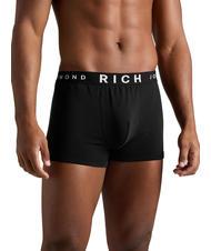 JOHN RICHMOND LONDON TRIPACK Set 3 trunks boxer bk/gr.d/gm - Slip Uomo - 2