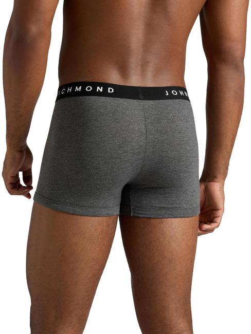 LONDON TRIPACK Set 3 trunks boxer bk/gr.d/gm - Slip Uomo