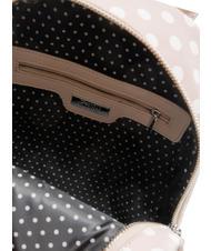 PASH BAG LADY Zaino a pois con foulard sand/white - Borse Donna - 6