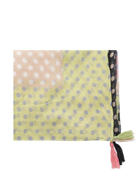 LADY Zaino a pois con foulard sand/white - Borse Donna