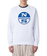 NORTH SAILS N|S LOGO Felpa girocollo in cotone white - Felpe Uomo - 2