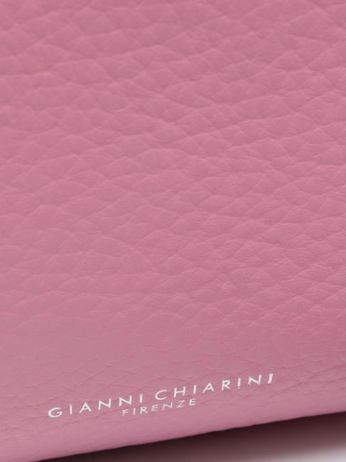 MIA Borsa in pelle martellata con tracolla rosa-nature - Borse Donna