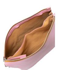 GIANNI CHIARINI MIA Borsa in pelle martellata con tracolla rosa-nature - Borse Donna - 5