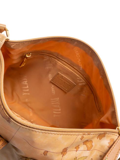 GEO CLASSIC Borsa a tracolla con tasche NATURALE - Borse Donna