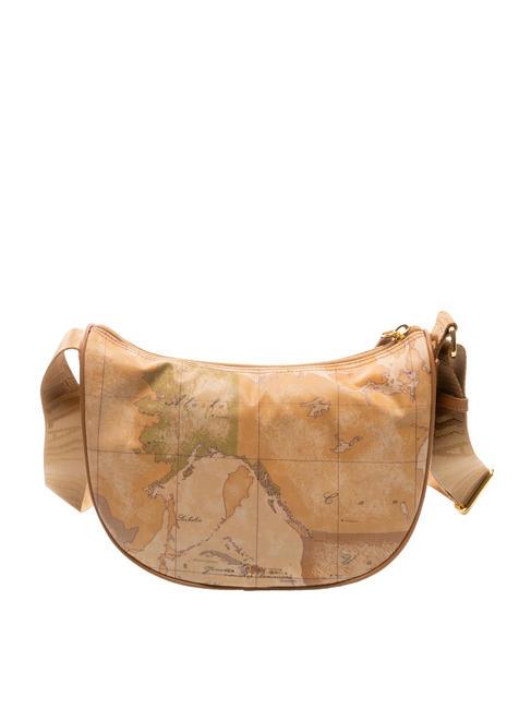GEO CLASSIC Borsa mezzaluna tracolla piccola NATURALE - Borse Donna