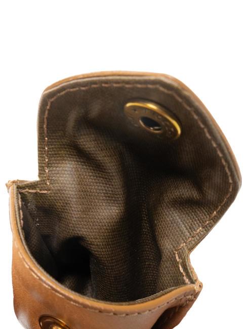 STORY DONNA Astuccio portachiavi in pelle havana/abb.oro - Portachiavi