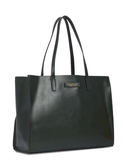 MIRRA  Borsa a spalla, in pelle Nero Oro - Borse Donna