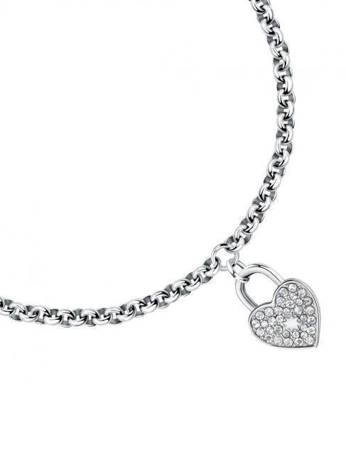 ABBRACCIO Bracciale charm cuore blanc - Bracciali Donna