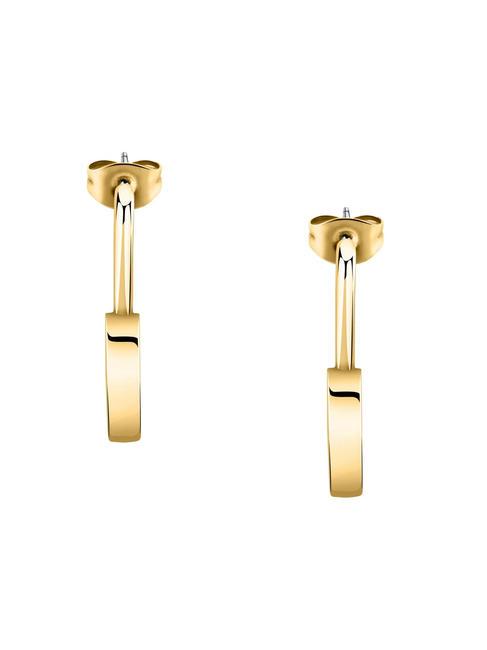 ABBRACCIO Orecchini a cuore con zirconi oro - Orecchini