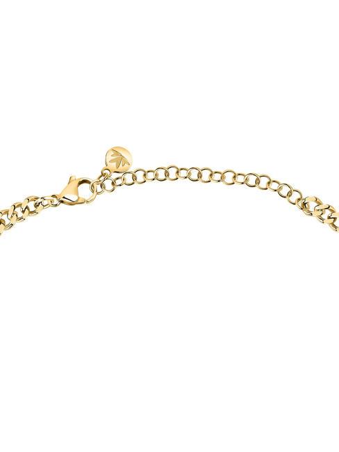 ABBRACCIO Collana charm cuore zirconi oro - Collane