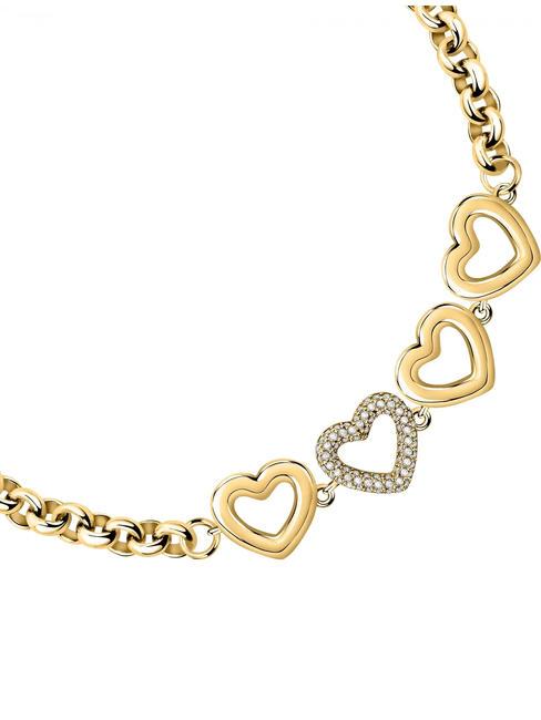 BAGLIORI Bracciale 4 charm cuore oro - Bracciali Donna