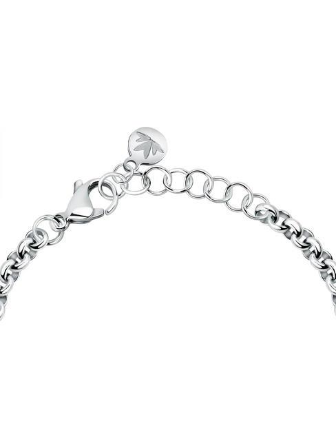 BAGLIORI Bracciale 3 charm e zirconi ARGENTO - Bracciali Donna