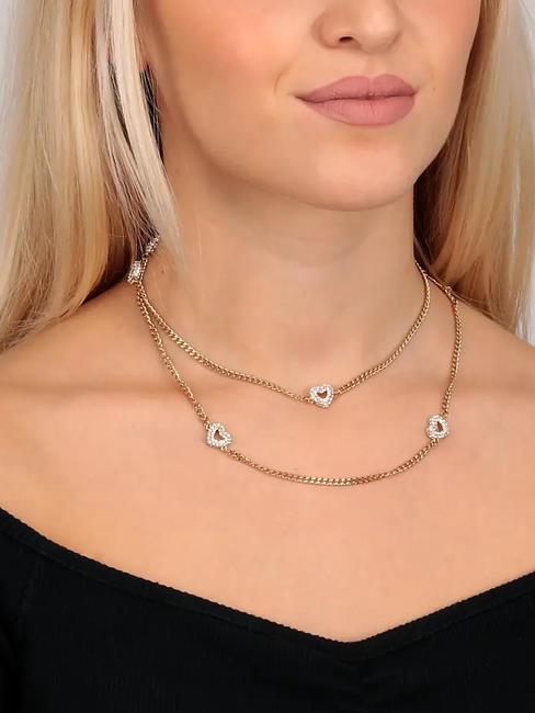 INCONTRI Collana doppio giro con cuori oro - Collane