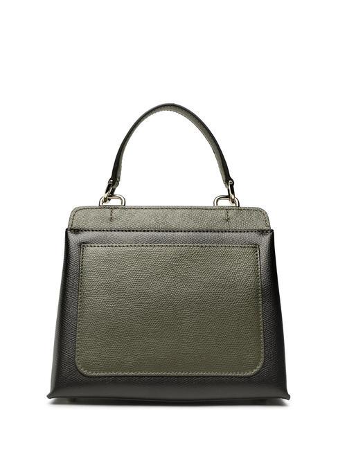 1927 Borsa a mano mini in pelle perla e+nero+salvia c - Borse Donna