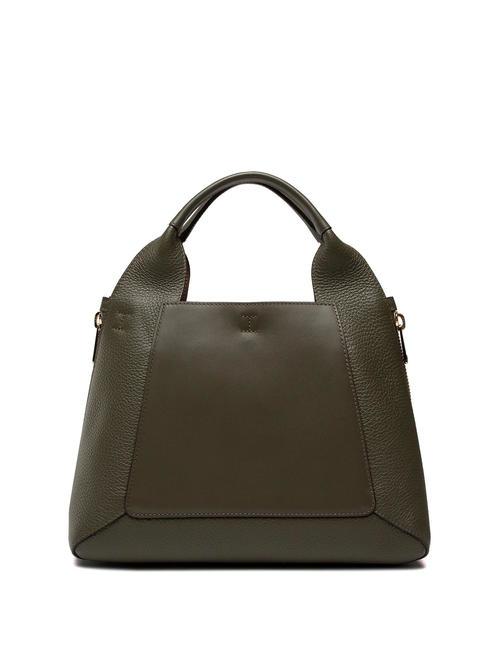 GILDA Borsa tote media espandibile salvia c+greige - Borse Donna