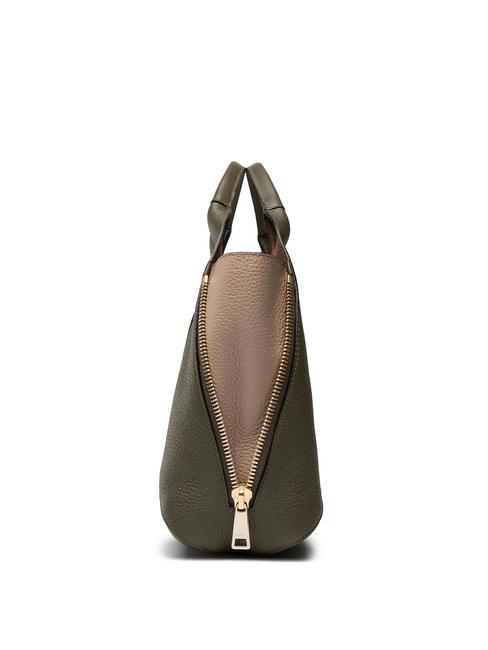 GILDA Borsa tote media espandibile salvia c+greige - Borse Donna
