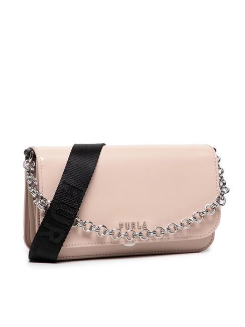 SPLENDIDA MIni bag in pelle con tracolla bon bon+cappuccino+nero - Borse Donna