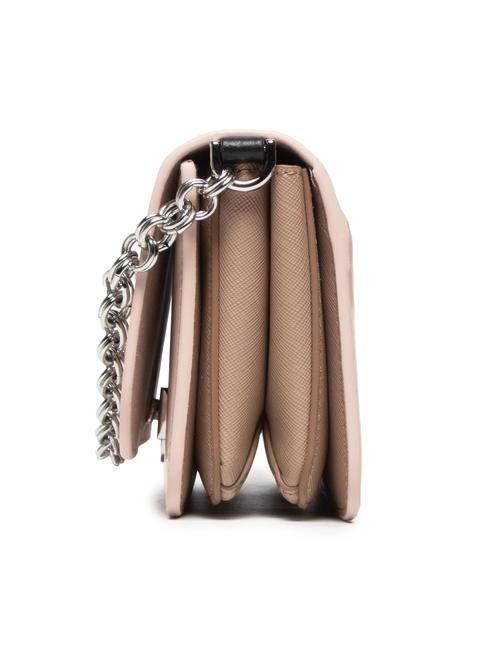 SPLENDIDA MIni bag in pelle con tracolla bon bon+cappuccino+nero - Borse Donna